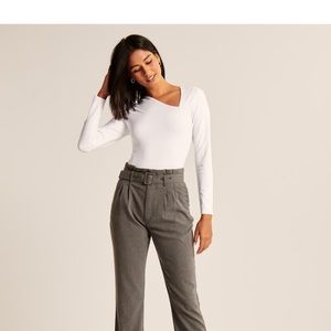 Long Sleeve Asymmetrical Seamless Bodysuit